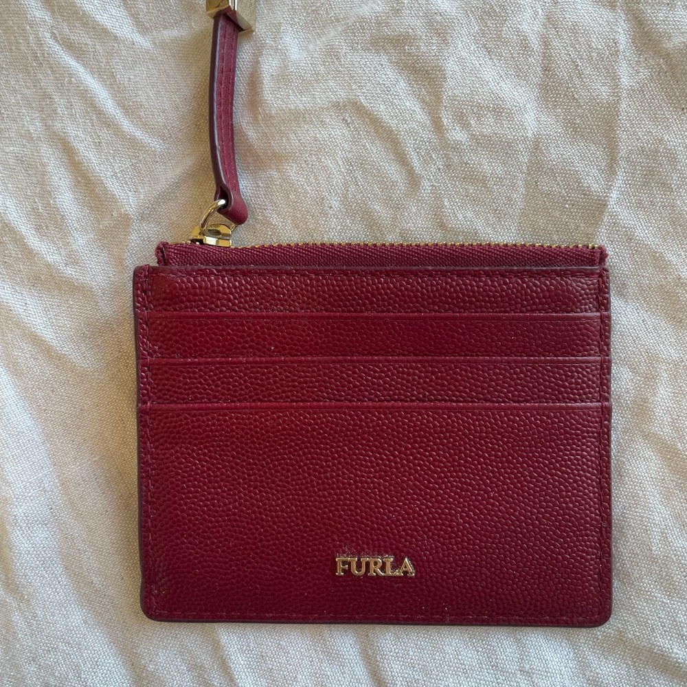 FURLA leather cardholder 🍓 NWOT